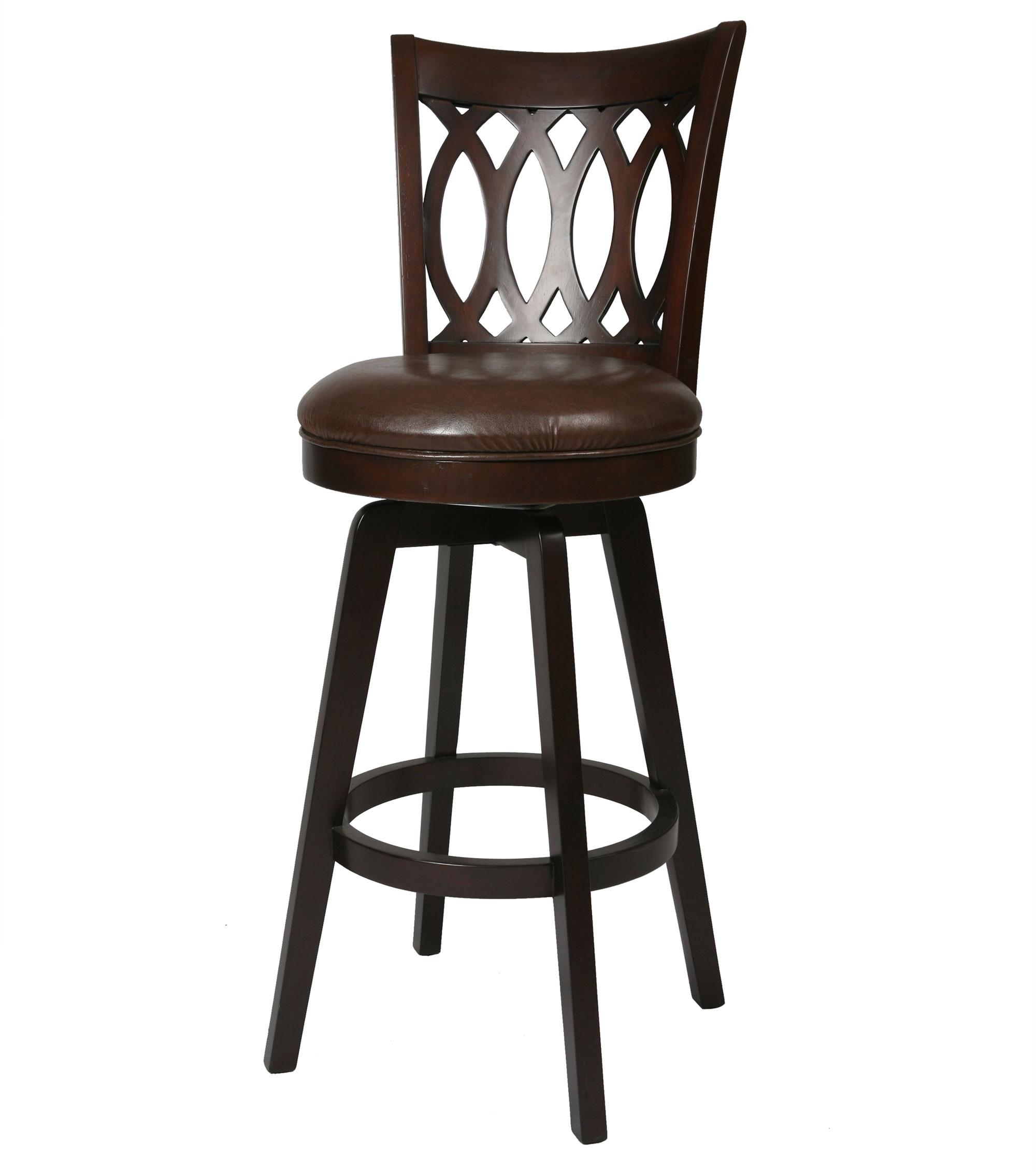 Pastel Minson Wood Barstools Knollwood 26" Swivel Barstool AHFA Bar